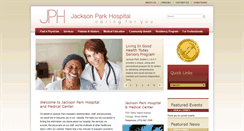 Desktop Screenshot of jacksonparkhospital.org