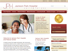 Tablet Screenshot of jacksonparkhospital.org